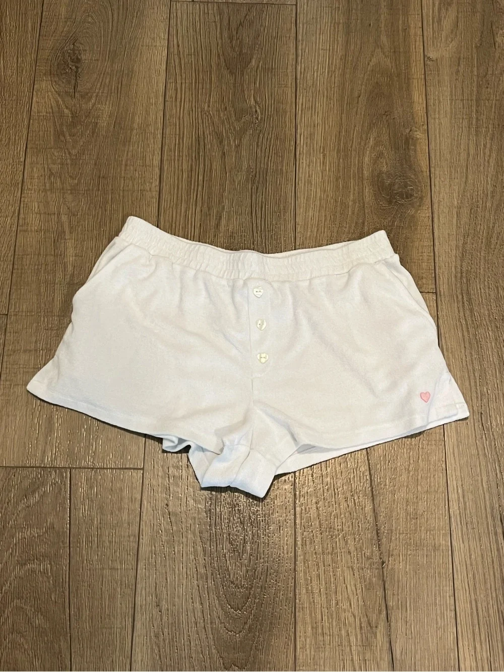 Stoney Clover Lane Target Collab Terry Cloth Matching 2 Piece White Set